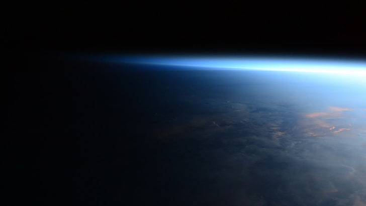 Земная атмосфера, космос, Земля, Уровень, HD обои