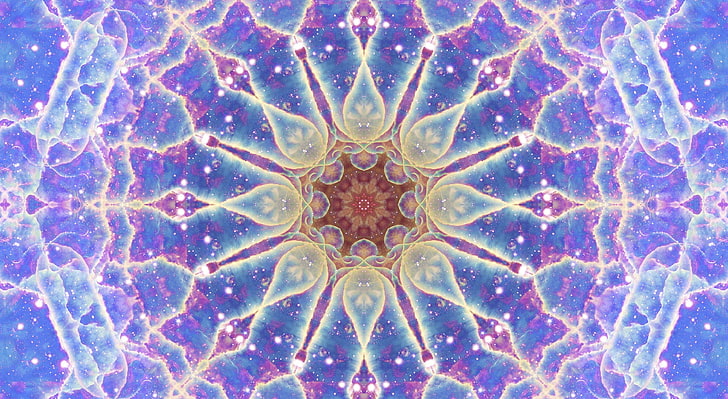Space Mandala No3، Artistic، Abstract، 1920x1080، space، stars، mandala، mandalas، galaxy، nebula، star، clouds، خلفية HD