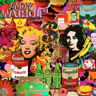 Andy Warhol, popkonst, HD tapet HD wallpaper