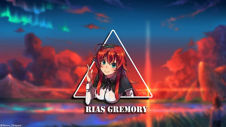 Gremory Rias, Anime Mädchen, Landschaft, HD-Hintergrundbild