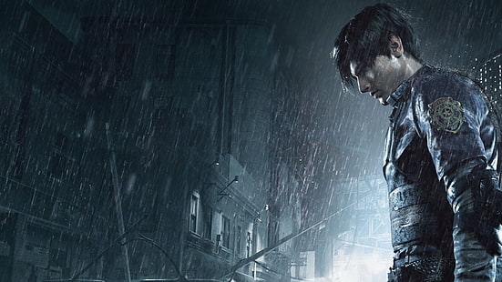 Resident Evil, Resident Evil 2 (2019), Leon S. Kennedy, Videospel, HD tapet HD wallpaper