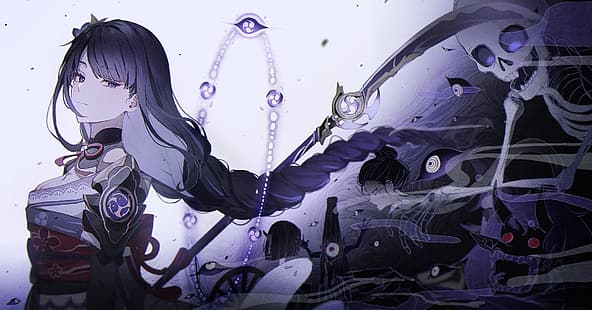 Genshin Impact, Raiden Shogun (Genshin Impact), HD-Hintergrundbild HD wallpaper
