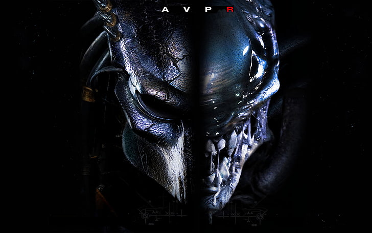 Alien vs Predator filmaffisch, Alien, Aliens Vs. Rovdjur: Requiem, Rovdjur, HD tapet