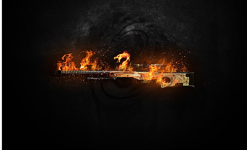 Dragon Lore, Counter-Strike: Global Offensive, Wallpaper HD HD wallpaper