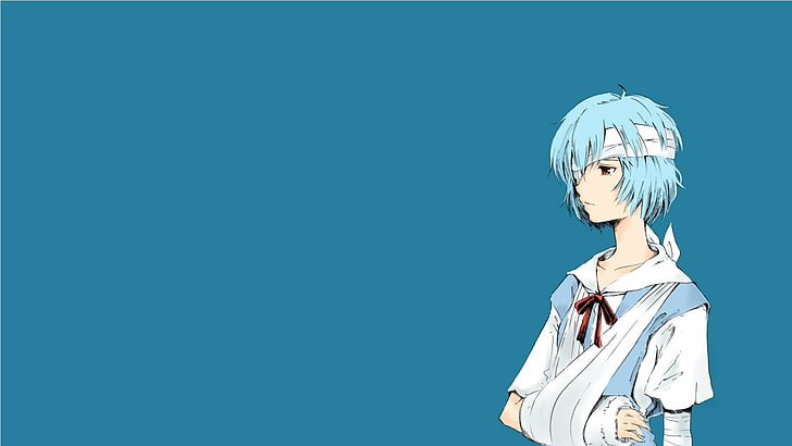 Ayanami Rei, Neon Genesis Evangelion, gadis-gadis anime, Wallpaper HD