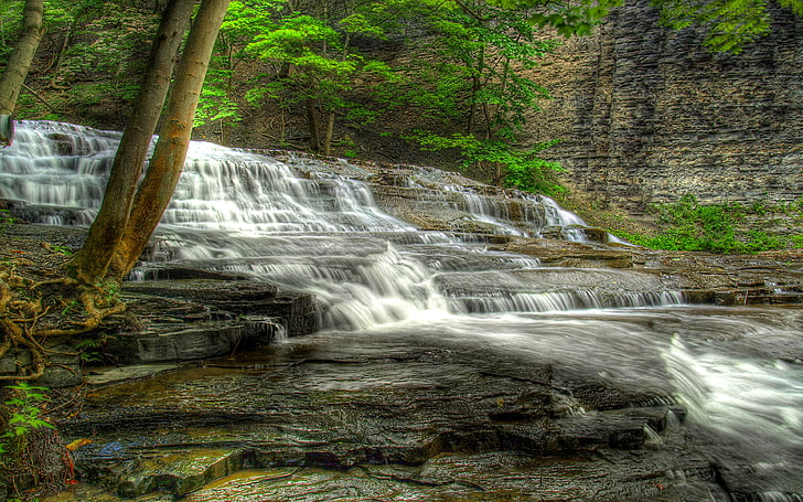 Cascadilla Gorge South End Of The Campus Of Cornell University In Ithaca New York United States Beautiful Hd Desktop Wallpaper 3840×2400, HD wallpaper
