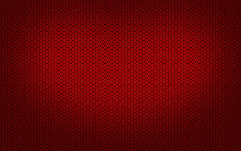 красный текстиль, текстура, круги, точки, темнота, HD обои HD wallpaper