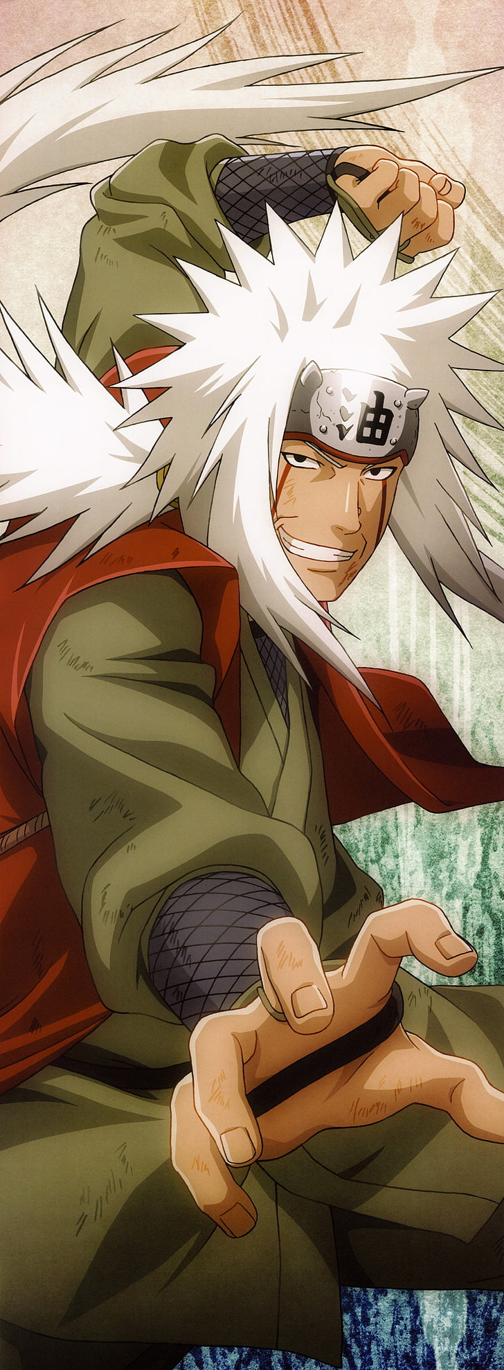 Wallpaper karakter Naruto, Naruto Shippuuden, Jiraiya, Wallpaper HD, wallpaper seluler
