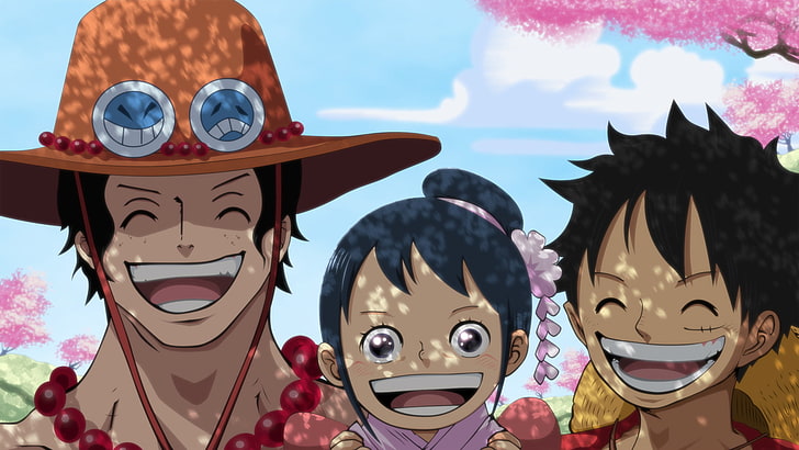Anime, One Piece, Monkey D. Luffy, O-Tama (One Piece), Portgas D. Ace, HD  wallpaper | Wallpaperbetter