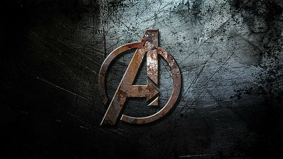 logo, The Avengers, grunge, HD wallpaper HD wallpaper