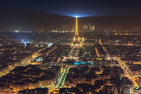 night, Paris, HD wallpaper HD wallpaper