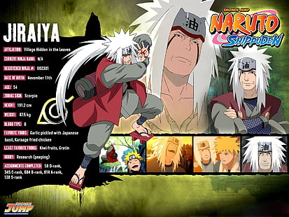 Naruto, Jiraiya, Inscription, Black eyes, HD wallpaper HD wallpaper