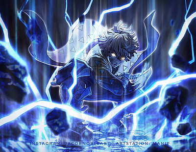 Anime, Demon Slayer: Kimetsu no Yaiba, Zenitsu Agatsuma, Sfondo HD HD wallpaper