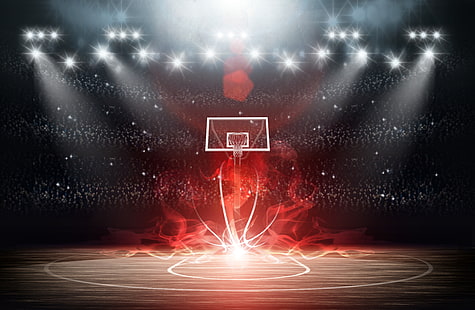 Basketball, Effekte, Rückwand, Sport, HD-Hintergrundbild HD wallpaper
