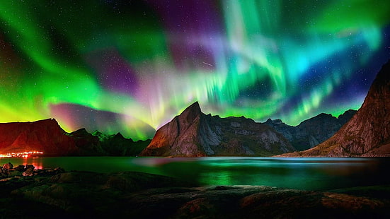 natur, aurora, atmosphäre, himmel, phänomen, landschaft, HD-Hintergrundbild HD wallpaper