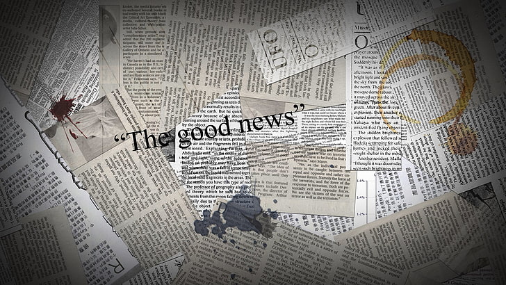 lembar putih, tulisan, Koran, berita, Wallpaper HD