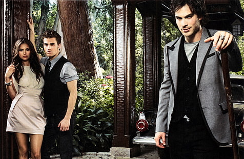 Nina Dobrev, The Vampire Diaries, Elena Gilbert, Wallpaper HD HD wallpaper