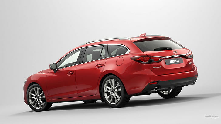 Mazda 6, Mazda, รถยนต์สีแดง, ยานพาหนะ, รถยนต์, วอลล์เปเปอร์ HD