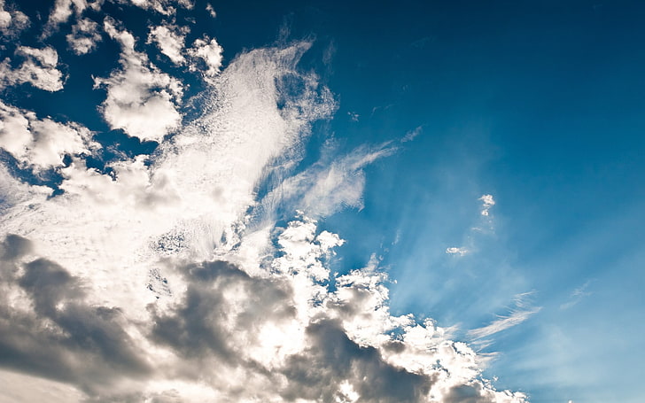 cielo nublado, paisaje, skyscape, cielo, nubes, Fondo de pantalla HD