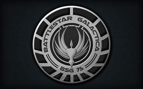 Battlestar, Galactica, Logos, HD-Hintergrundbild HD wallpaper
