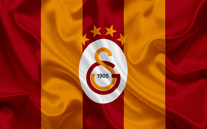 Football, Galatasaray S.K., emblème, logo, Fond d'écran HD