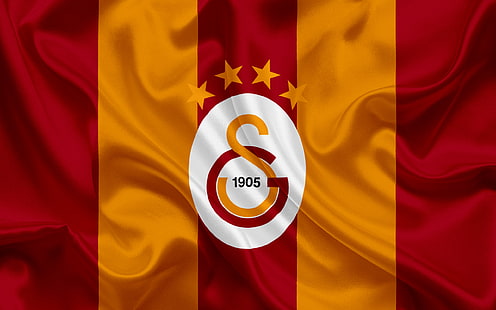 Piłka nożna, Galatasaray S.K., emblemat, logo, Tapety HD HD wallpaper
