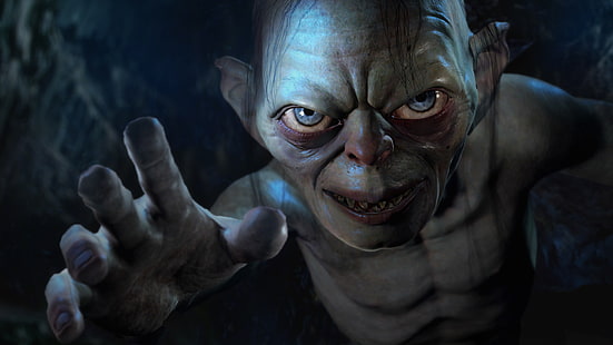 Fondo de pantalla digital Master Yoda, Middle-earth: Shadow of Mordor, Gollum, videojuegos, Fondo de pantalla HD HD wallpaper