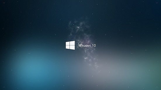 Windows 10 tapet, Windows 10-logotyp, Windows 10, operativsystem, Microsoft Windows, dator, utrymme, Windows10, varumärke, HD tapet HD wallpaper