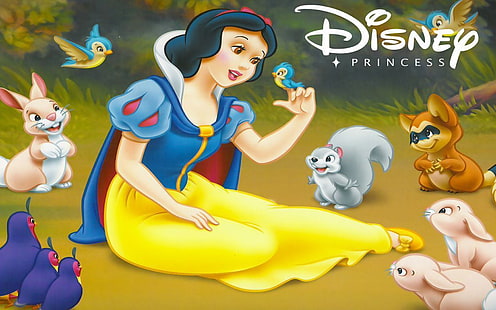 Друзья принцессы Диснея Белоснежка Коллекция картинок Обои Hd 1920 × 1200, HD обои HD wallpaper