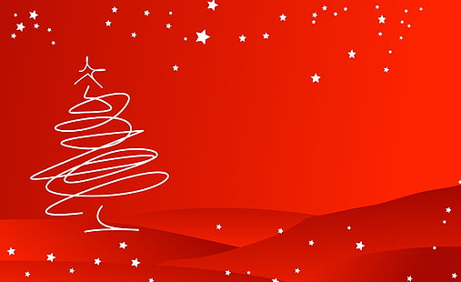 Счастливого Рождества 11, красные и белые рождественские обои темы, Праздники, Рождество, С Рождеством, HD обои HD wallpaper