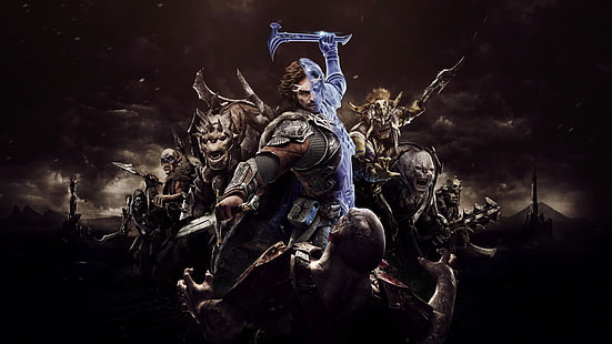 talion, Middle Earth: shadow of war, orcs, grafika, gry, Tapety HD HD wallpaper