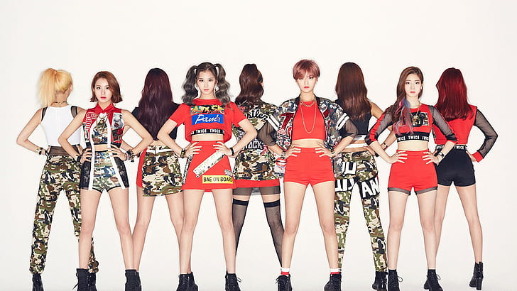 Groupe (musique), Twice, Dahyun (chanteur), Mina (chanteur), Momo (chanteur), Sana (chanteur), Twice (groupe), Fond d'écran HD
