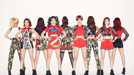 Band (Musik), Dua Kali, Dahyun (Penyanyi), Mina (Penyanyi), Momo (Penyanyi), Sana (Penyanyi), Dua kali (Band), Wallpaper HD HD wallpaper