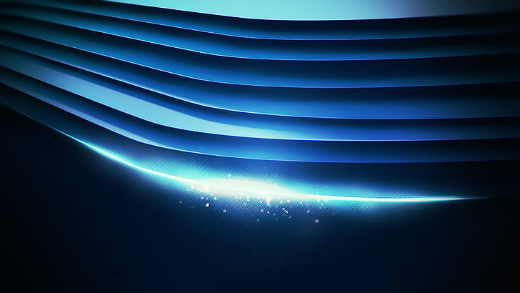 blue artwork, line, blue, abstraction, background, wallpaper, links, cool colors, HD wallpaper