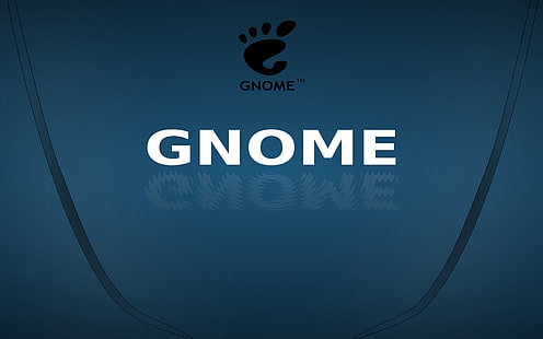 Skärmdump för Gnome-logotyp, Linux, GNU, GNOME, HD tapet HD wallpaper