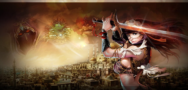 mmo นักรบแฟนตาซีผจญภัย RPG SILKROAD ออนไลน์, วอลล์เปเปอร์ HD HD wallpaper