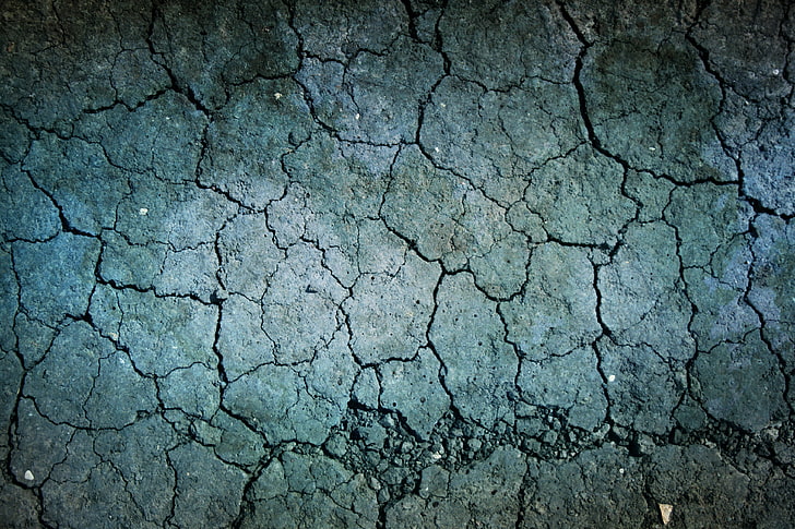 gray soil, cracked, color, dirt, Earth, texture, HD wallpaper