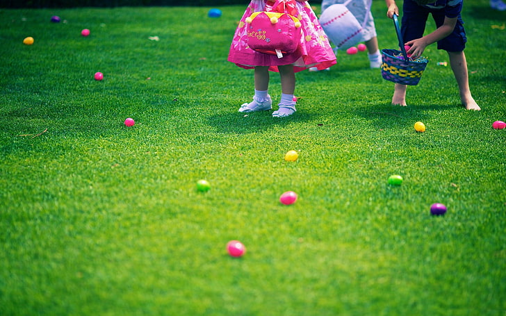 Buona Pasqua 2014 Vacanze Sfondo del desktop 11, uova di Pasqua di colori assortiti, Sfondo HD