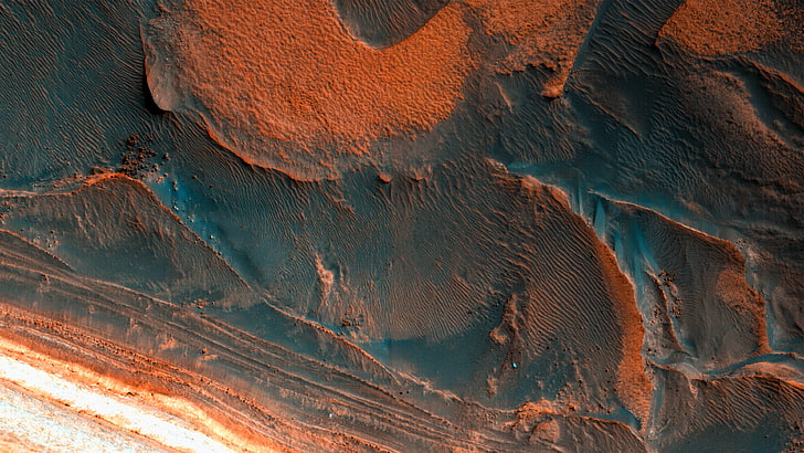 Марс, дюна, НАСА, пейзаж, HD обои