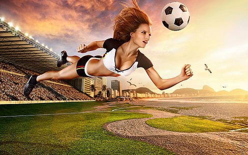 Fußballbaby der Brasilien-Weltmeisterschaft 2014, Weltmeisterschaft, Brasilien, Weltmeisterschaft 2014, Fußball, Baby, HD-Hintergrundbild HD wallpaper