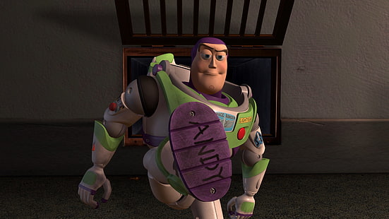 Toy Story Buzz Lightyear, filmy, Toy Story, filmy animowane, Pixar Animation Studios, Buzz Lightyear, Tapety HD HD wallpaper