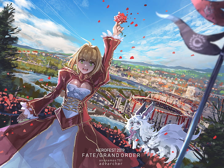 Fate Series, Fate/Grand Order, Nero Claudius, HD wallpaper