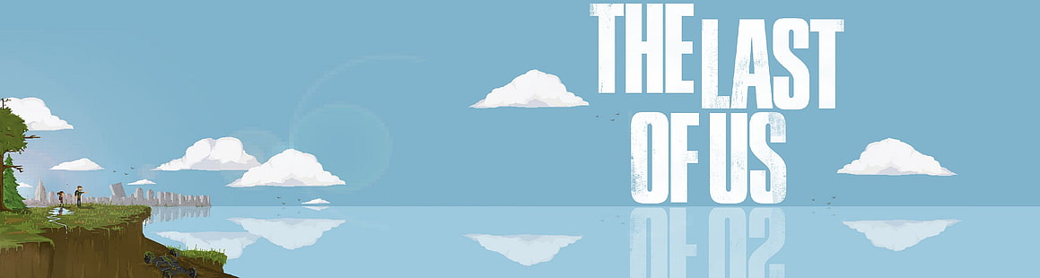 The Last Of Us Spielcover, Mehrfachanzeige, Videospiele, Pixelkunst, The Last Of Us, HD-Hintergrundbild HD wallpaper