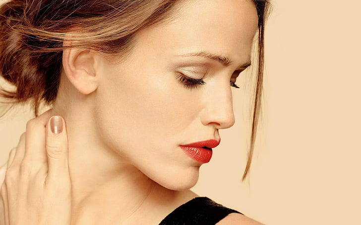 Actresses, Jennifer Garner, Actress, American, Face, Lipstick, HD wallpaper