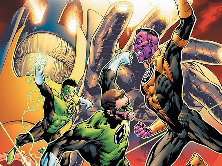 Bandes dessinées, Sinestro, Green Lantern, Fond d'écran HD