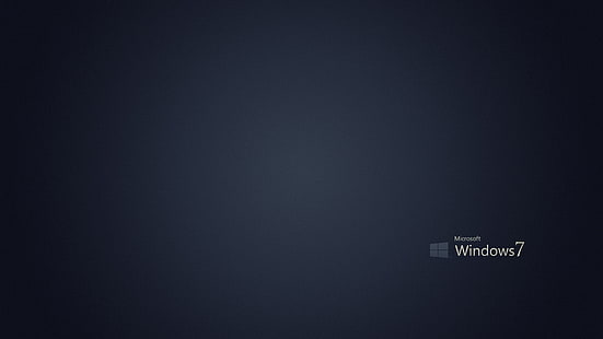 مايكروسوفت ويندوز 7 الخلفية ، الأزرق ، ويندوز ، الظلام، خلفية HD HD wallpaper