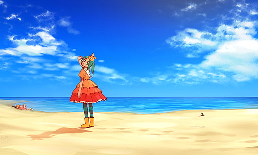 Monogatari-Serie, Anime-Mädchen, Ononoki Yotsugi, HD-Hintergrundbild HD wallpaper