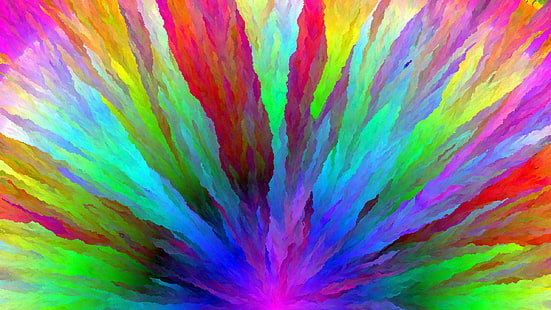trippy, psychedelic, renkli, HD masaüstü duvar kağıdı HD wallpaper