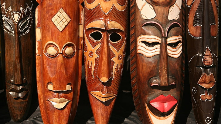 Photography, Mask, Africa, Artistic, Carving, Carvings, Face, Masks, Wood, HD wallpaper