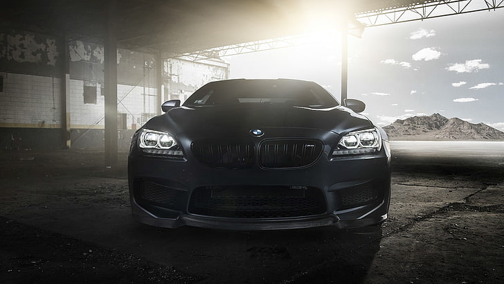 coche BMW negro, coche, BMW, BMW M6, Fondo de pantalla HD